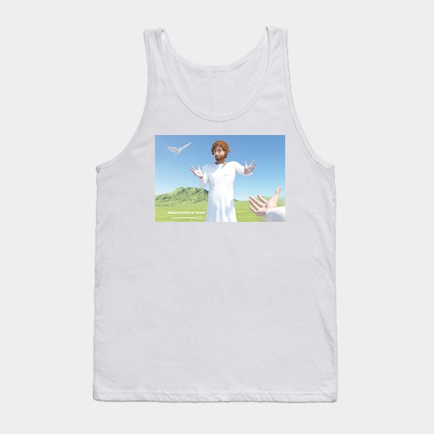 The Resurrection of Jesus Tank Top by Andrea Matarazzo